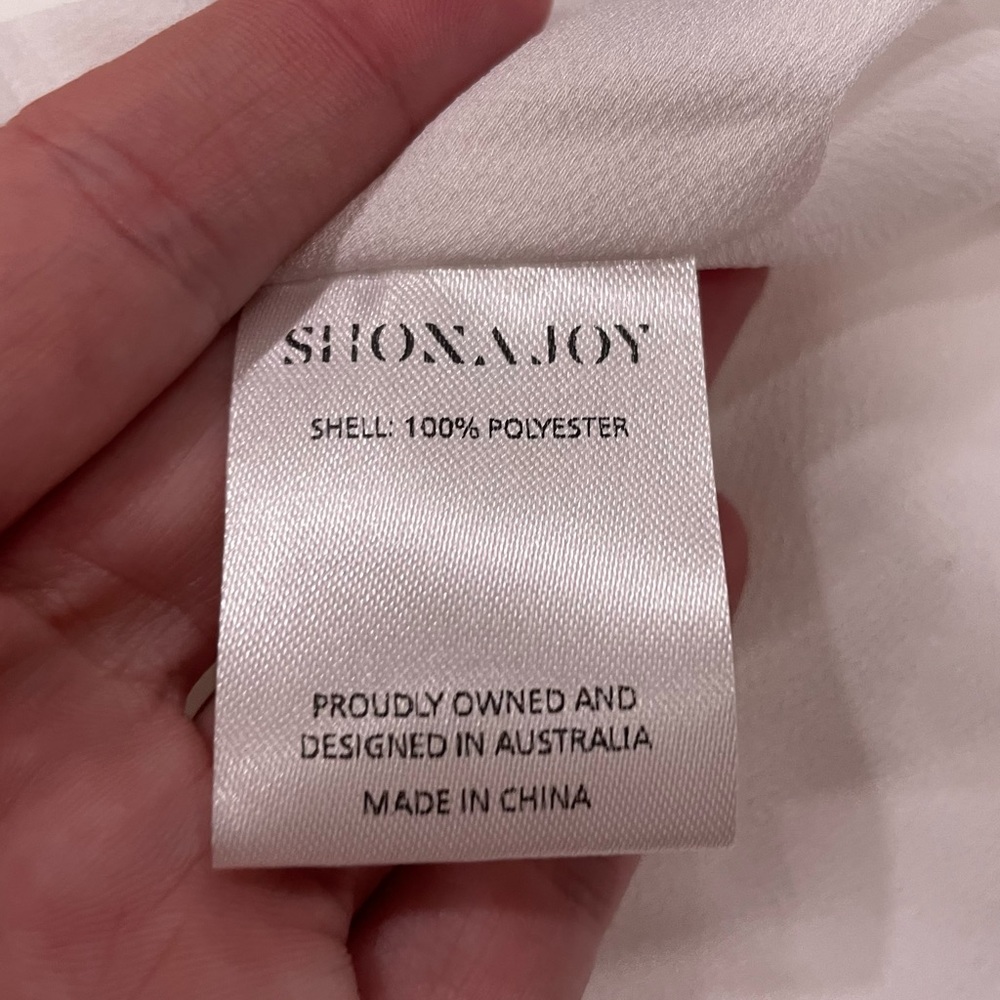 Shonajoy Luxe Bias Cowl Slip Dress Ivory US 10 - Picture 3 of 9